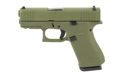 GLOCK 43X 9MM 10RD OD GREEN FRT RAIL