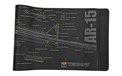 TEKMAT CUTAWAY RIFLE MAT AR15 BLK