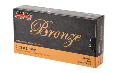 PMC BRNZ 7.62X39 123GR FMJ 20/500 - Image 3
