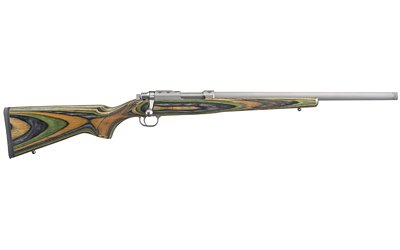 RUGER 77/22 22HORN 18.5" 6RD STS/GRN