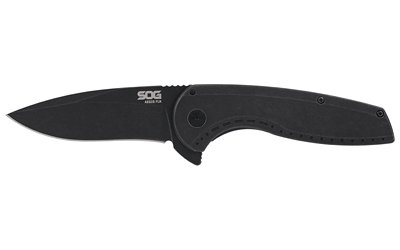 SOG AEGIS FLK 3.25" DROP PT BLK