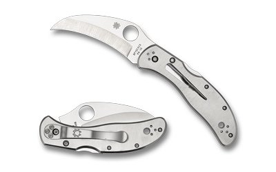 SPYDERCO HARPY CLIPIT SS 2.75" SILV