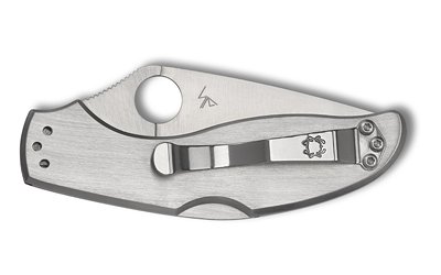 SPYDERCO UPTERN 2.82" SS SILVER - Image 2