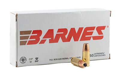 BARNES DEFENSE 9MM 124GR 50/500