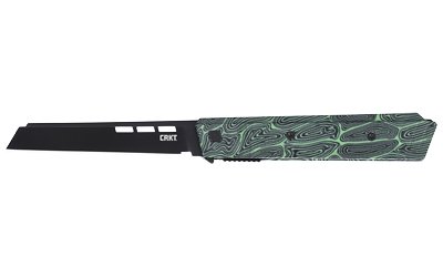 CRKT ZEPHYR 3.22" PLAIN EDGE GRN/WHT