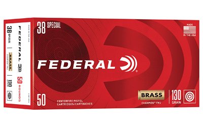FED CHAMP 38SPL 130GR FMJ 50/1000