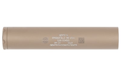 GEMTECH GM-22 SUPPRESSOR 22LR FDE