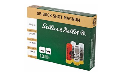 S&B 12GA 3" 00 15PEL 10/250 - Image 3