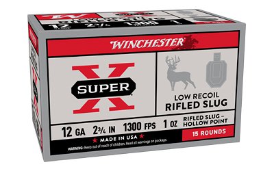 WIN SPR-X 12GA 2.75" RIF SLUG 15/150