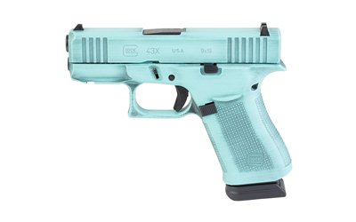 GLOCK 43X 9MM 15RD ROB EGG BLUE BW