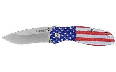 KERSHAW BLUR USA FLAG 3.4" RD/WHT/BL