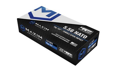 MAXIM 5.56NATO 70GR TUI SBA 25/625