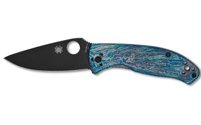 SPYDERCO TENACIOUS TI DISRY BLK/BLU