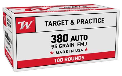 WIN USA TRGT 380ACP 95GR FMJ 100/500