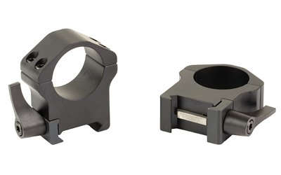 WARNE MAXIMA 1" HRZ QD HI RINGS BLK - Image 2
